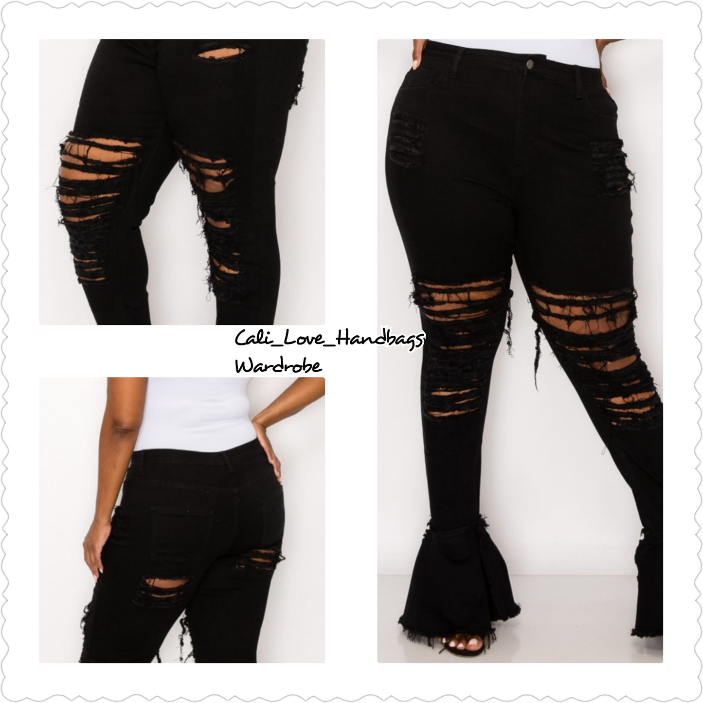 The Black Flare Jean