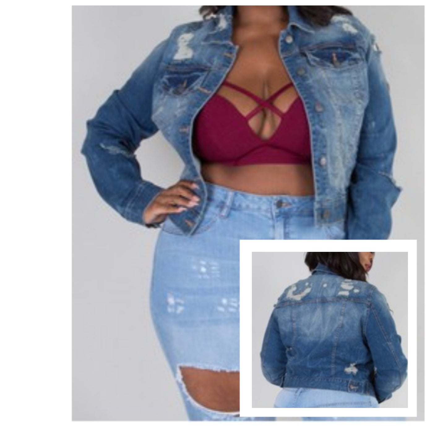 Destruct Demin Jacket