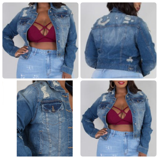 Destruct Demin Jacket