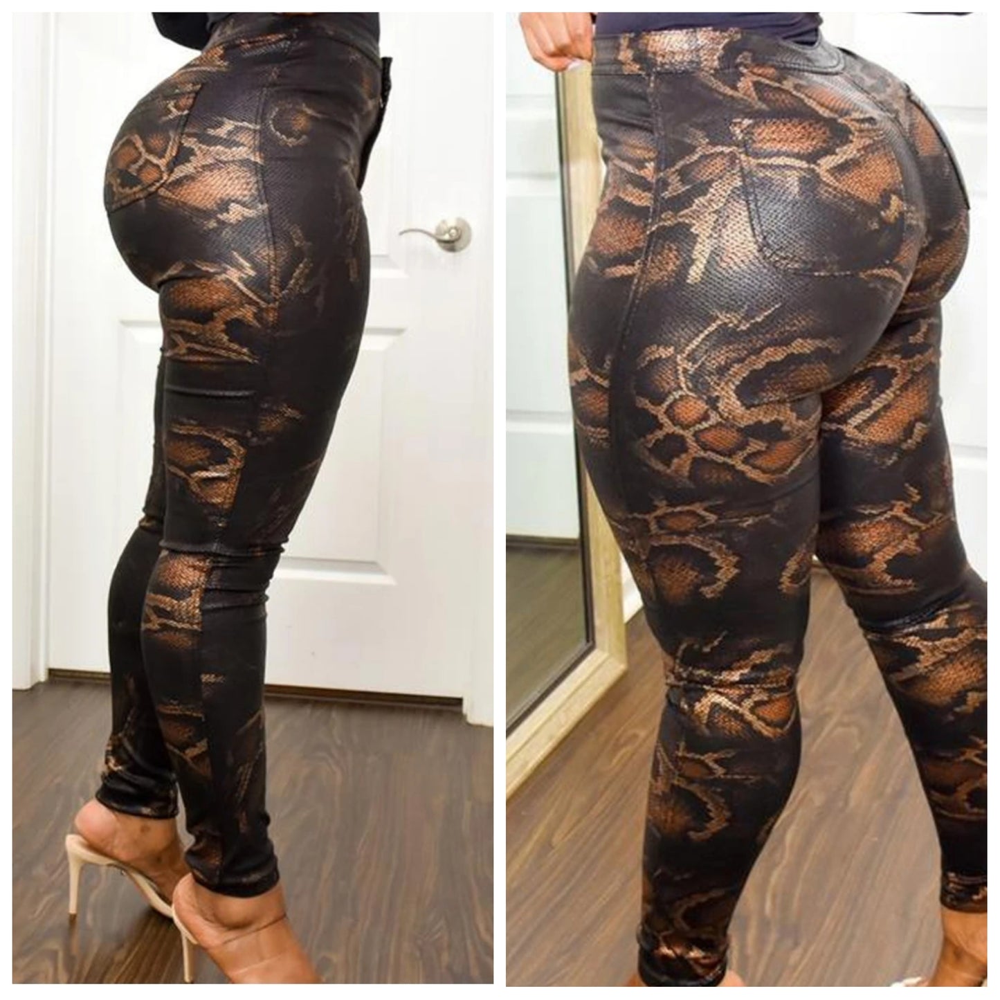 Wild Thoughts Snake Skin Pants