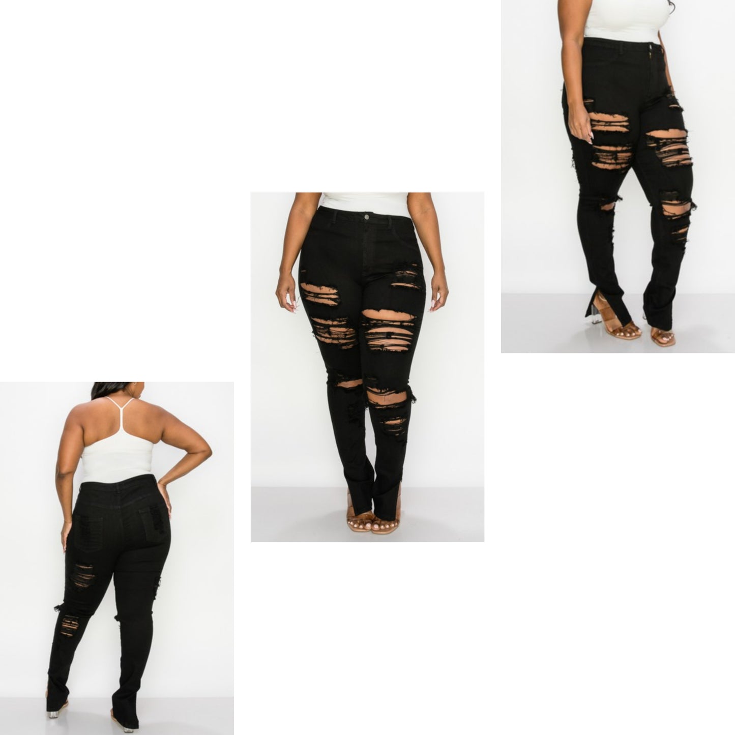 All Black Demin Jeans