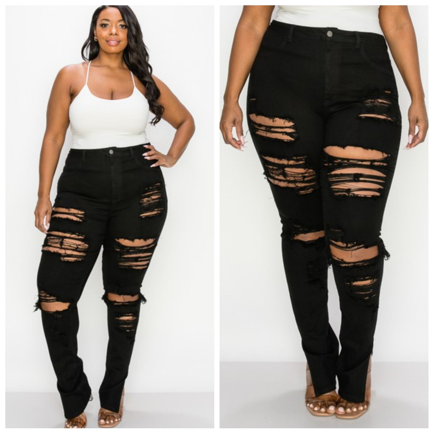 All Black Demin Jeans