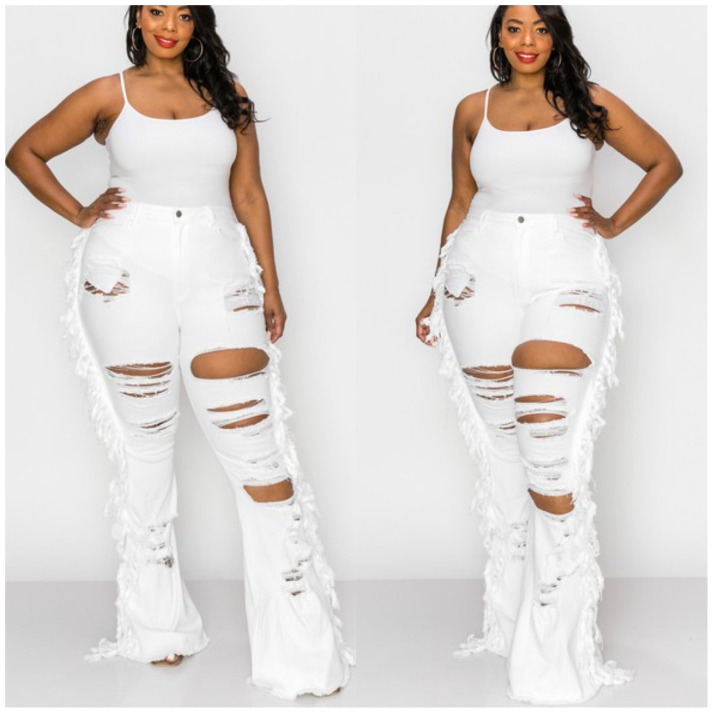 All White Everything Jeans
